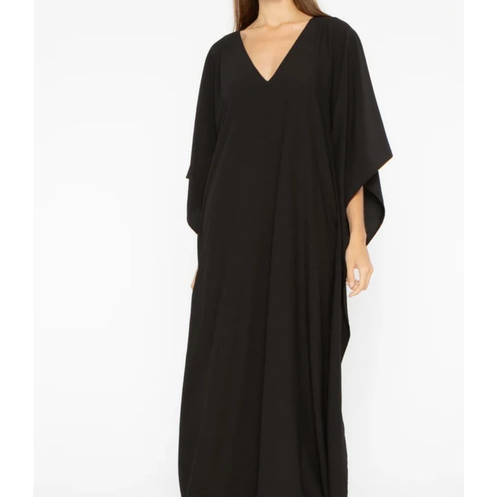 Ripley Rader Satin Crepe Caftan